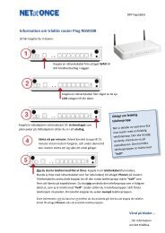 Information om trÃ¥dlÃ¶s router Ping RGW208 - Net at Once