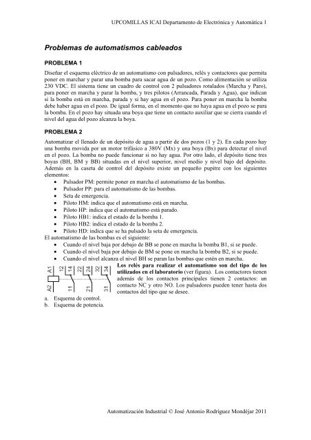 ejercableados - Departamento de Electrónica y Automática