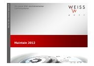 Maintain 2012 - Weiss GmbH