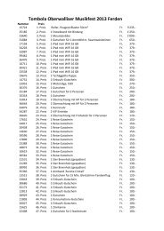 liste der gewinner-nummern - musikgesellschaft minerva ferden