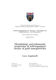 Morphology and plasmonic properties of self-organized arrays of ...