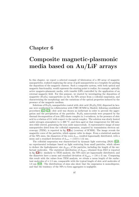 Morphology and plasmonic properties of self-organized arrays of ...