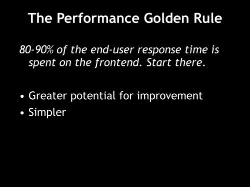 High Performance Widgets - Widget Summit