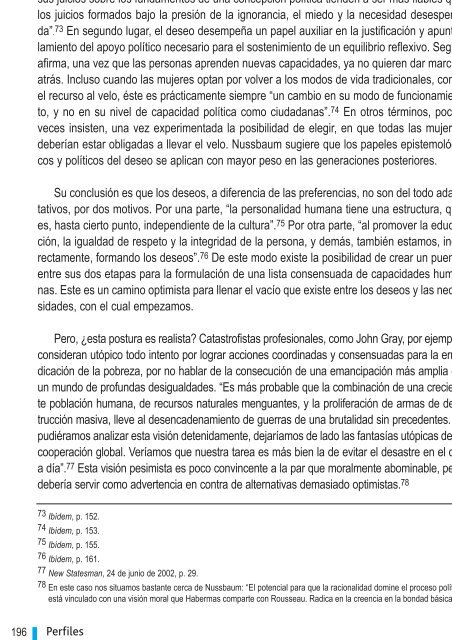 El enfoque de las capacidades de M. Nussbaum: un ... - Fuhem