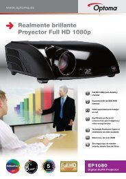 Realmente brillante Proyector Full HD 1080p - Optoma