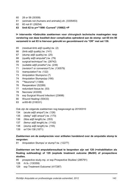 Amputatie van de onderste extremiteit - Diliguide