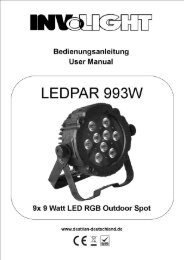 Anleitung INVOLIGHT LED PAR993W - Everen