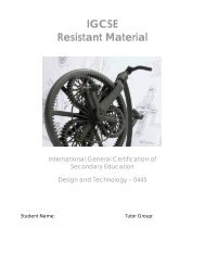 IGCSE DT Booklet.pdf - design technology