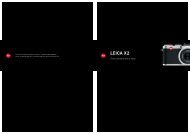 Leica X2 Brochure (UK) - Leica Camera AG