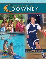 Parks & Recreation Guide FALL 2013 (pdf) - City of Downey