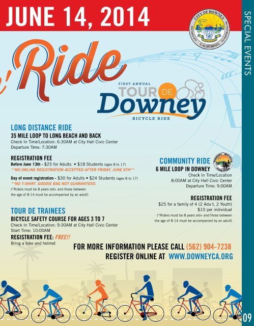 Parks & Recreation Guide FALL 2013 (pdf) - City of Downey