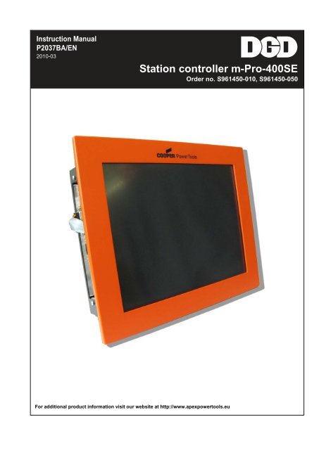 Station controller m-Pro-400SE - Apex Tool