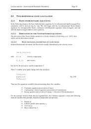 Derivation of the Navier-Stokes equation