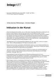 Inklusion in der Kunst (PDF) - Integrart