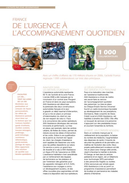 Rapport d'activitÃ© 2006