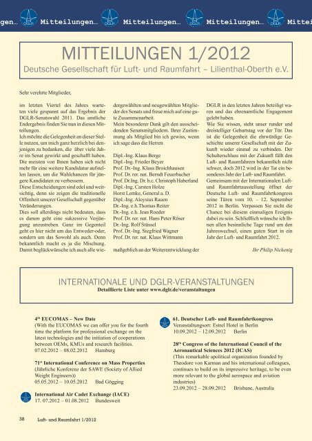 Online-Anmeldung unter: 100jahre.dglr.de - Deutsche Gesellschaft ...