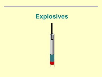 Blaster's Training Modules - Module 1 - Explosives - National ...