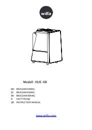 Modell :HUE-6B - Wilfa