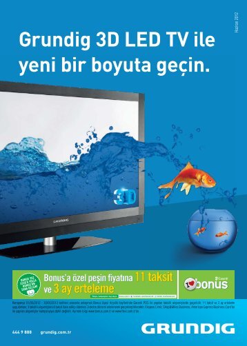 Grundig 3D LED TV ile yeni bir boyuta geÃƒÂ§in.