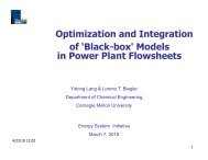 of 'Black-box' Models in Power Plant Flowsheets Optimization and ...