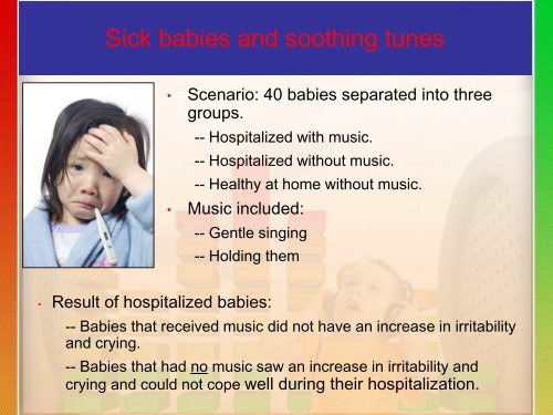 Music as Therapy for Pregnancy, Birth and Early Development