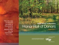 Honor Roll of Donors - University of California, San Francisco