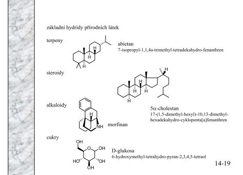 Organická chemie pro biochemiky malé opakování základních pojmů