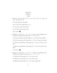 MODULE 1 LESSON 5 QUIZ 1. Question. The points (2,â3), (5,â3)