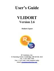 VLIDORT User's Guide