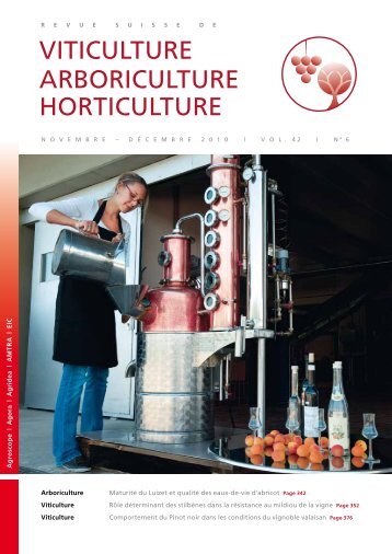 Télécharger le PDF - Revue suisse de viticulture arboriculture ...