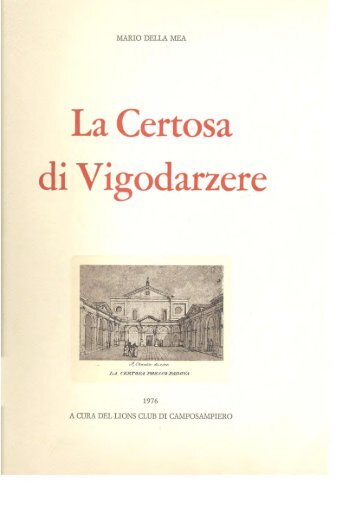 Certosa di Vigodarze - Giuliocesaro.it