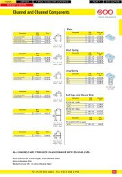 Channel and Channel Components - BSS Price Guide 2010