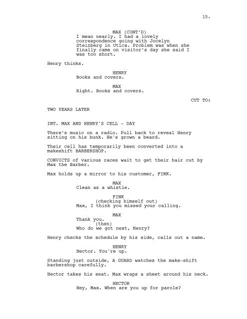 script for Henry's Crime - Whoa is (Not)