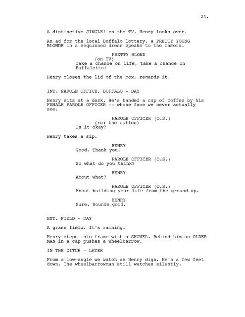script for Henry's Crime - Whoa is (Not)