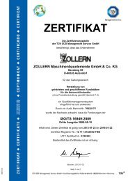 ZERTIFIKAT - Zollern