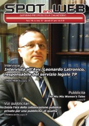 Intervista allÂ¶Avv. Leonardo Latronico, responsabile del servizio ...