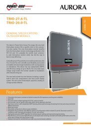 TRIO-20.0,27.6-TL 3 phase - Artemis Building Systems