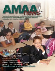 In This Issue - Armenian Missionary Association of America