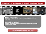 El documental. De los orÃ­genes a las redes sociales - Segovia ...