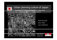 Urban planning culture of Japan