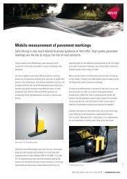 Mobile measurement of pavement markings - Delta