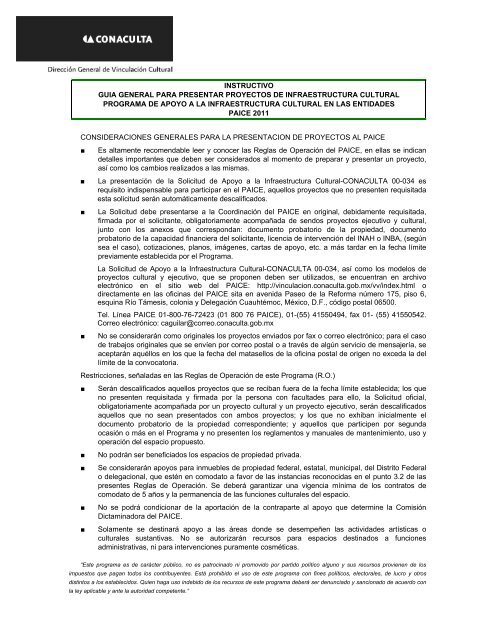 GuÃ­a General para Presentar Proyectos de Infraestructura Cultural ...