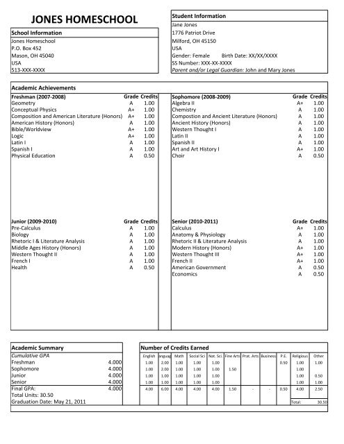 Sample High School Transcript pdf Providence Extension Program sample-high-school-transcript-pdf-providence-extension-program