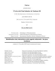 l'UniversitÃ© Paul Sabatier de Toulouse III - UFR MathÃ©matiques et ...