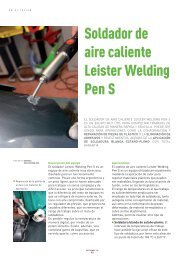 Soldador de aire caliente Leister Welding Pen S - Revista Cesvimap