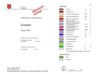 Zonenplan (A3) - Gemeinde Wila