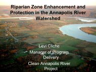 The Annapolis River Watershed