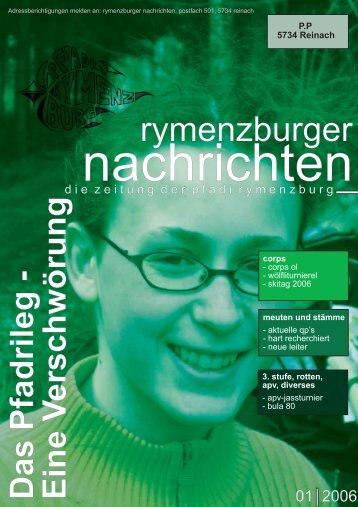 H artrecherchiert - Rituale und Traditionen - Pfadi Rymenzburg