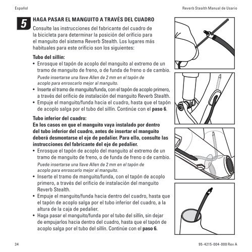 Reverb Stealth Height Adjust Seatpost User Manual - YT Industries