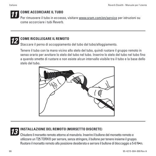 Reverb Stealth Height Adjust Seatpost User Manual - YT Industries